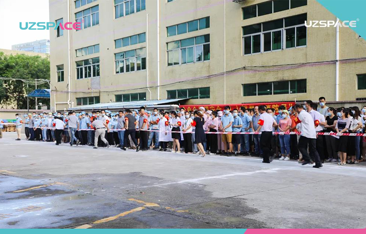 UZSPACEPA视讯生产部举行消防演练，筑牢心中“防火墙”